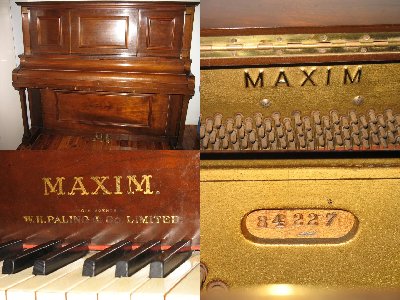 MAXIM W.H. Paling Piano